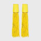 Sugarfix By Baublebar Beaded Tassel Earrings - Bright Yellow