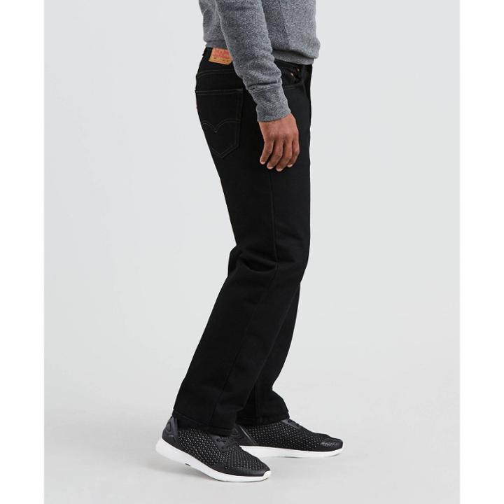 Levi's Men's Big & Tall 541 Athletic Fit Taper Jeans - Black Denim