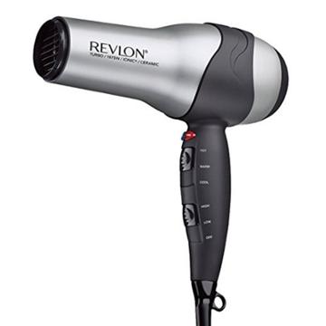Revlon Perfect Heat Volumizing Turbo Hair Dryer 1875w, Black/matte Chrome