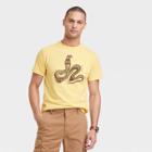 Men's Standard Fit Lightweight Crew Neck Short Sleeve T-shirt - Goodfellow & Co Yellow