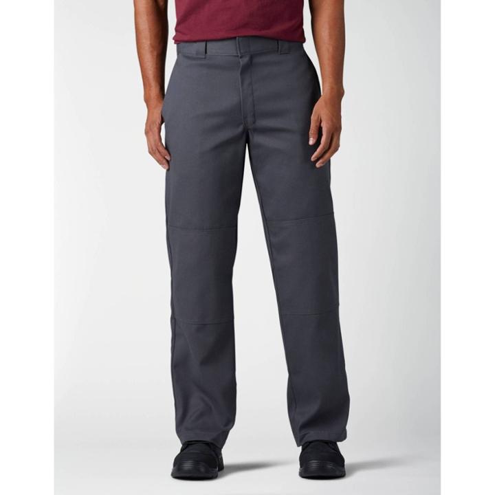 Dickies Men's Big & Tall Flex Loose Fit Double Knee Work Pants - Gray