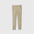 Boys' Flat Front Stretch Uniform Skinny Fit Pants - Cat & Jack Khaki