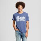 Men's San Diego Skyline Short Sleeve Crew Neck T-shirt - Awake - Navy