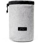 Jadyn Cinch Top Compact Travel Makeup Bag And Cosmetic Organizer - Heather Gray