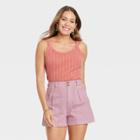 Women's Slim Fit Tank Top - Universal Thread Copper
