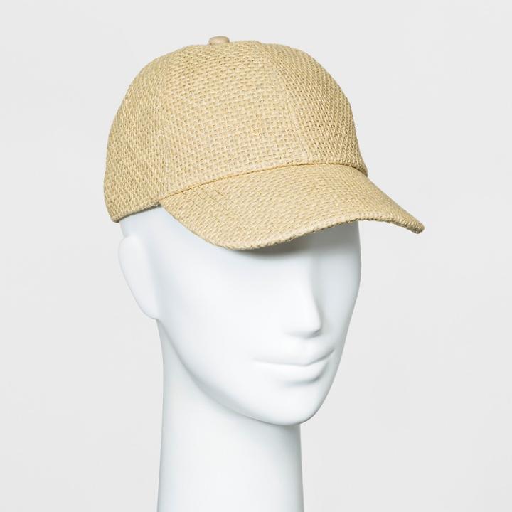 Women's Baseball Hat - Universal Thread Natural