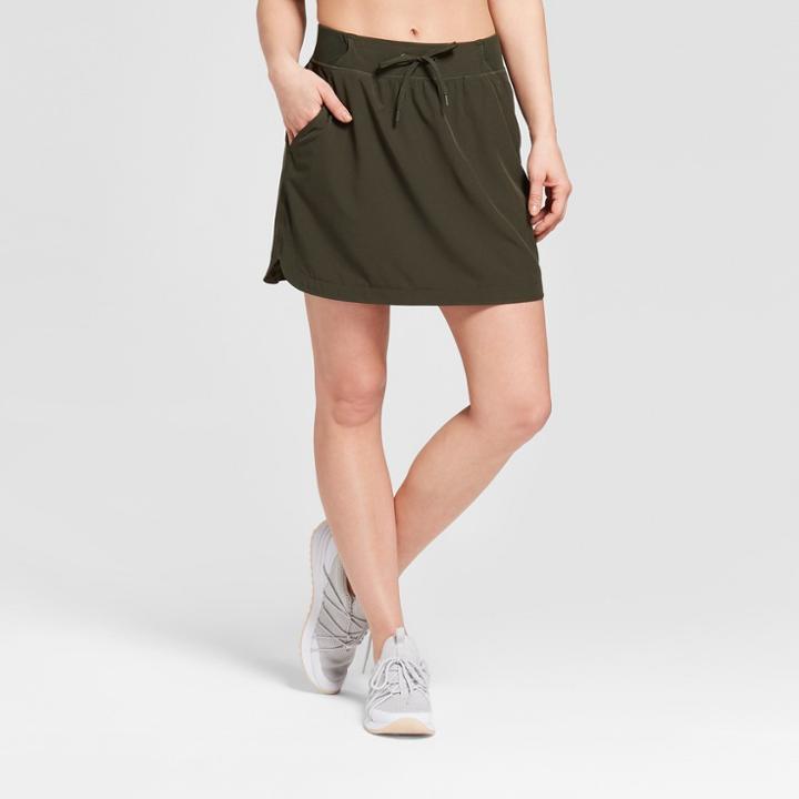 Women's Everyday Woven Skort - C9 Champion Bottle Green