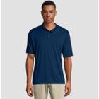 Hanes Men's Big & Tall Short Sleeve Cooldri Pique Polo Shirt - Navy (blue)