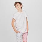 Boys' Graphic Checkboard Short Sleeve T-shirt Shirt - Art Class White