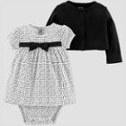 Baby Girls' 2pk Dot Dress Set - Just One You Made By Carter's Black Newborn