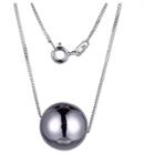 Target Sterling Silver No Stone High Polish Ball Necklace With 18 Chain, Girl's