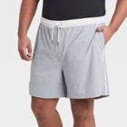 Men's Big & Tall 7 Swim Trunks With Liner - Goodfellow & Co Gray