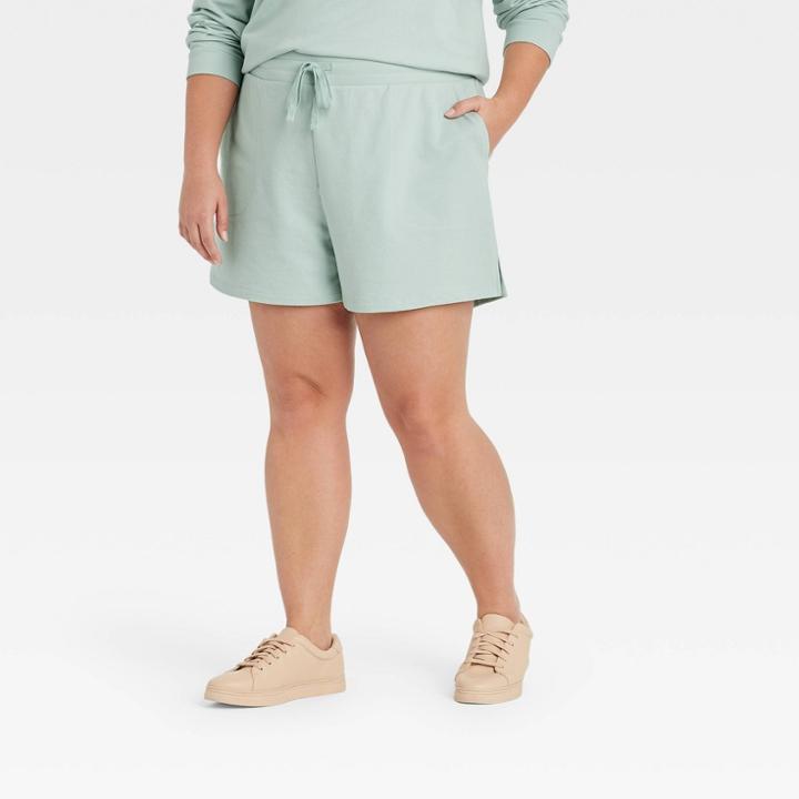 Women's Plus Size Leisure Shorts - Ava & Viv