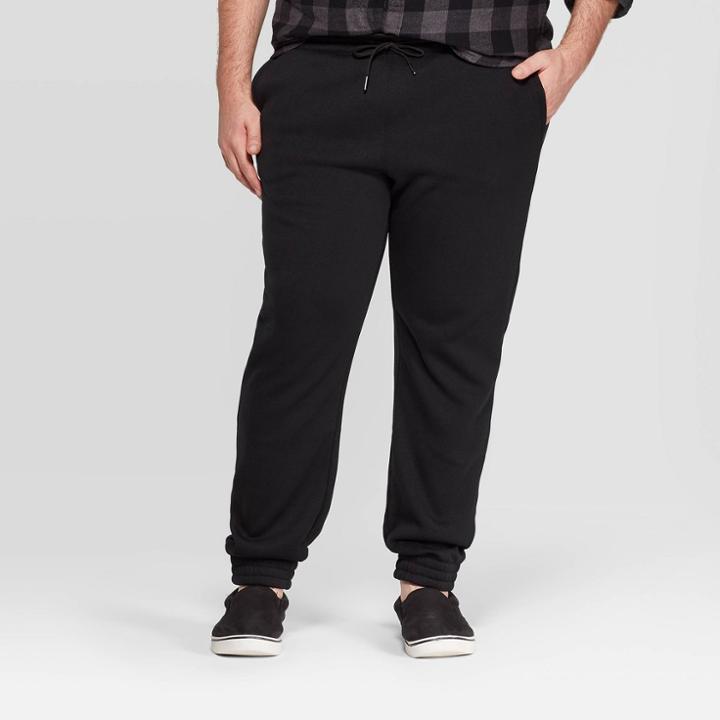 Men's 31.5 Big & Tall Jogger Pants - Goodfellow & Co Black