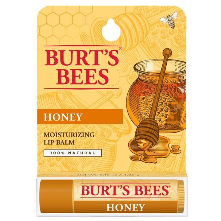 Burt's Bees Honey Lip Balm Blister Box - 0.15 Oz, Adult Unisex