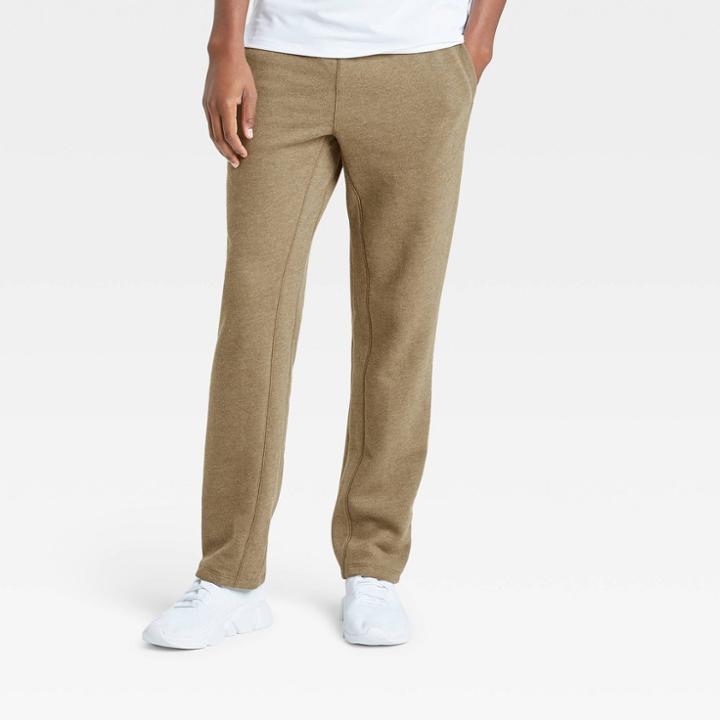 Men's Cotton Fleece Pants - All In Motion Olive Green