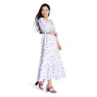 Women's Gemma Puff Sleeve Dress - Loveshackfancy For Target White/blue
