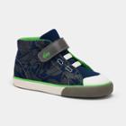 Toddler See Kai Run Basics Belmont Lace-up Sneakers - Navy/green