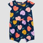 Baby Girls' Floral Jumpsuit - Just One You Made By Carter's Navy Newborn, Blue