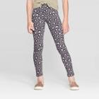 Girls' Animal Print Leggings - Cat & Jack Grey