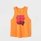 Women's Performance Knit Graphic Tank Top - All In Motion Orange
