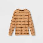 Boys' Skate Striped Long Sleeve T-shirt - Art Class Tan