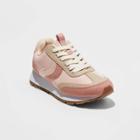 Girls' Ellison Colorblock Glitter Lace-up Sneakers - Cat & Jack Pink