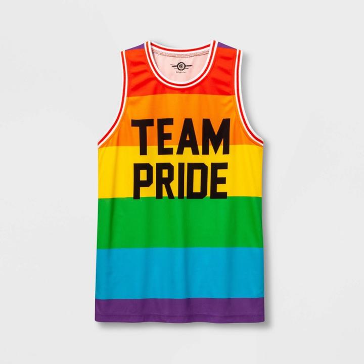 Mad Engine Pride Adult Extended Size Love Wins Jersey Gender Inclusive Tank Top - 1xb, Men's,