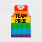 Mad Engine Pride Adult Extended Size Love Wins Jersey Gender Inclusive Tank Top - 1xb, Men's,