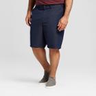 Target Men's Big & Tall 10.5 Seersucker Linden Flat Front Shorts - Goodfellow & Co Navy (blue)