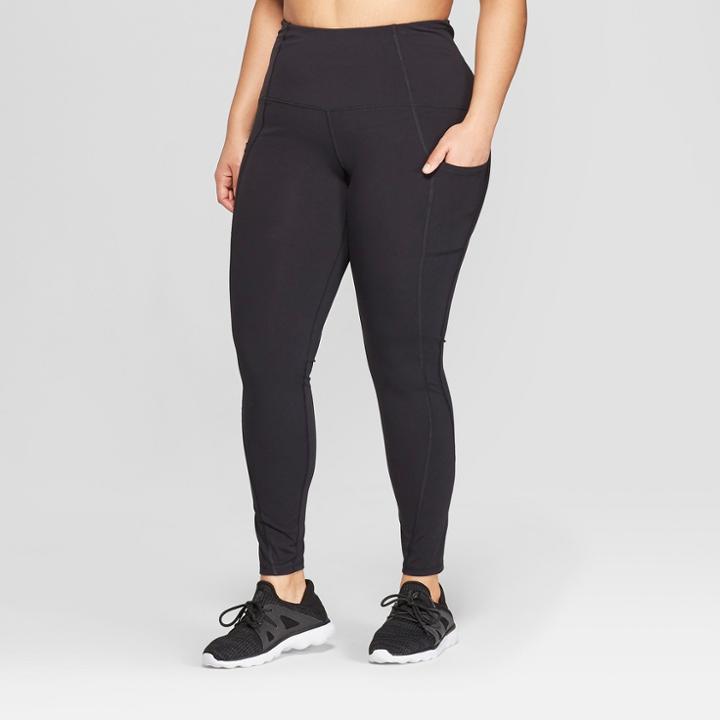 Women's Plus Size Urban Mid-rise Leggings - C9 Champion Black