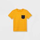 Boys' Short Sleeve Pocket T-shirt - Cat & Jack Yellow