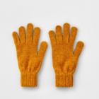 Men's Knit Touch Tech Gloves - Goodfellow & Co Blue One Size, Yellow
