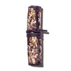 Sonia Kashuk Cosmetic Bag Brush Rollup Distress Floral With Foil