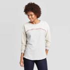 Women's Long Sleeve Crewneck Sweatshirt - Knox Rose Gray S, Women's,