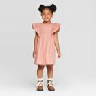 Toddler Girls' Eyelet Dress - Art Class Pink 18m, Toddler Girl's