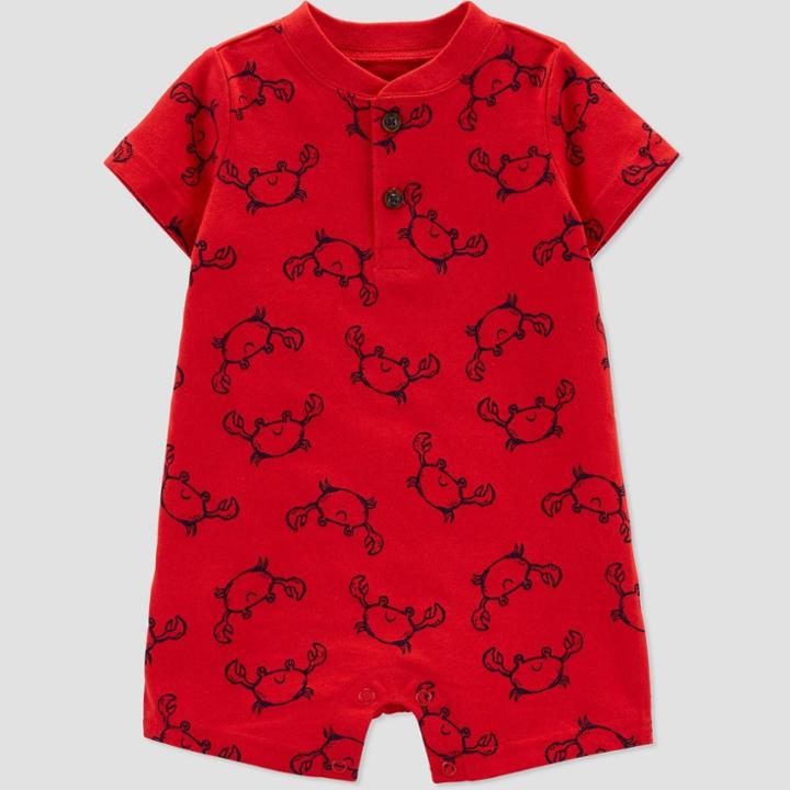 Baby Boys' Crab Romper - Just One You Made By Carter's Red