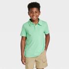 Boys' Short Sleeve Polo Shirt - Cat & Jack Green