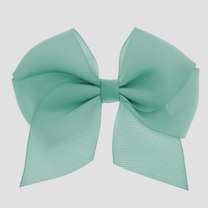 Girls' Bow Metal Snap Clip - Cat & Jack Teal (blue)