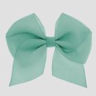 Girls' Bow Metal Snap Clip - Cat & Jack Teal (blue)