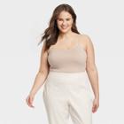 Women's Easy Seamless Cami - A New Day Beige