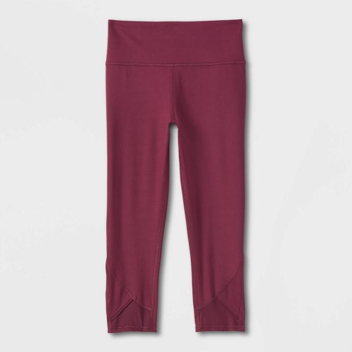 Girls' Performance Cropped Leggings - All In Motion Purple