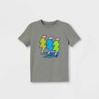Boys' Pencil Short Sleeve Graphic T-shirt - Cat & Jack Gray Heather