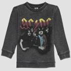 Junk Food Toddler Boys' Ac/dc Sweatshirt - Black