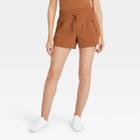 Women's Stretch Woven Mid-rise Shorts 4 - All In Motion Chestnut