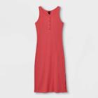 Girls' Rib-knit Midi Sleeveless Dress - Art Class