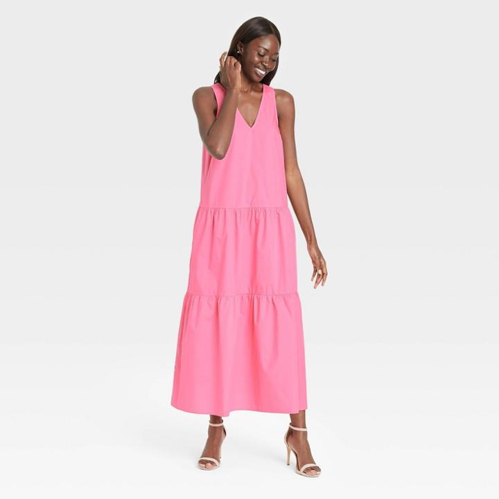 Women's Sleeveless Dress - Who What Wear Pink