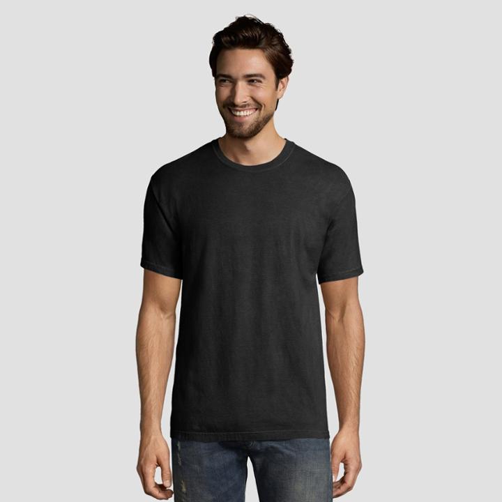 Petitehanes 1901 Men's Short Sleeve T-shirt - Black