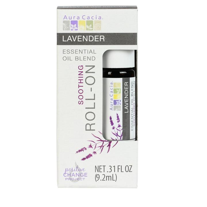 Aura Cacia Lavender Essential Oil Roll-on - .31 Fl Oz