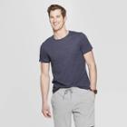 Men's Regular Fit Short Sleeve Lyndale Crew T-shirt - Goodfellow & Co Jamestown Blue